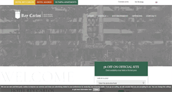 Desktop Screenshot of hotelreycarlos.com